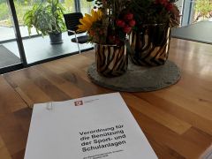 Erneuerung der Benützungsverordnung für Sport- und Schulanlagen