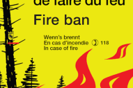 Feuerverbot