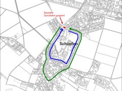 Information Bauarbeiten Kreuzweg – Kreisel