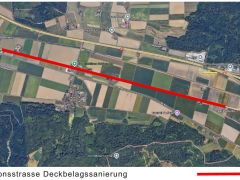 Strassenbelagssanierung - Bernstrasse Ortsende - Schönbrunnen
